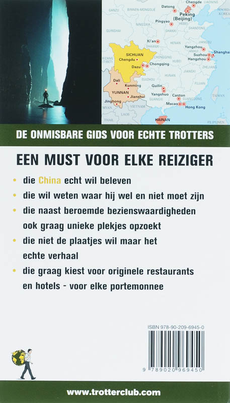 Achterkant van China