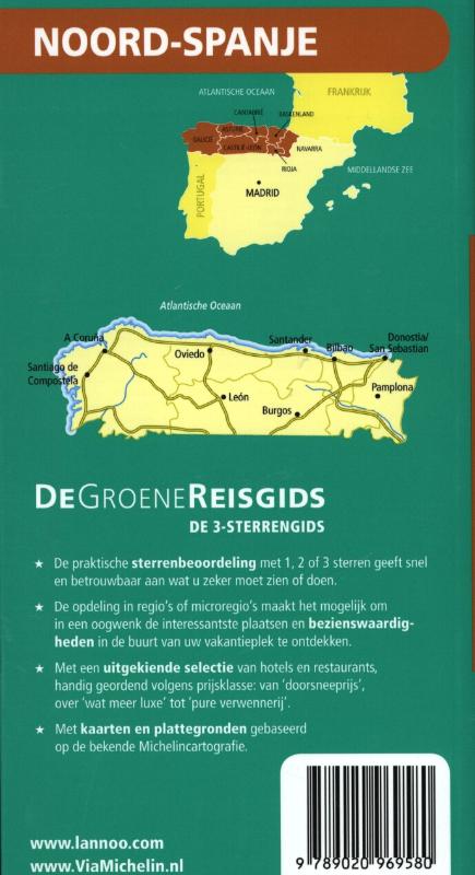 Achterkant van Noord-Spanje