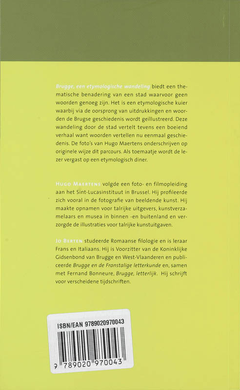 Achterkant van Brugge een etymologische wandeling