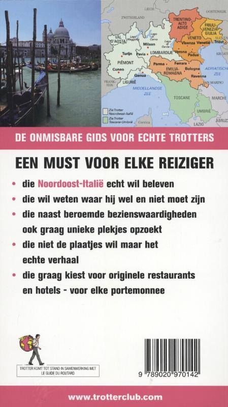 Achterkant van Noordoost Italie