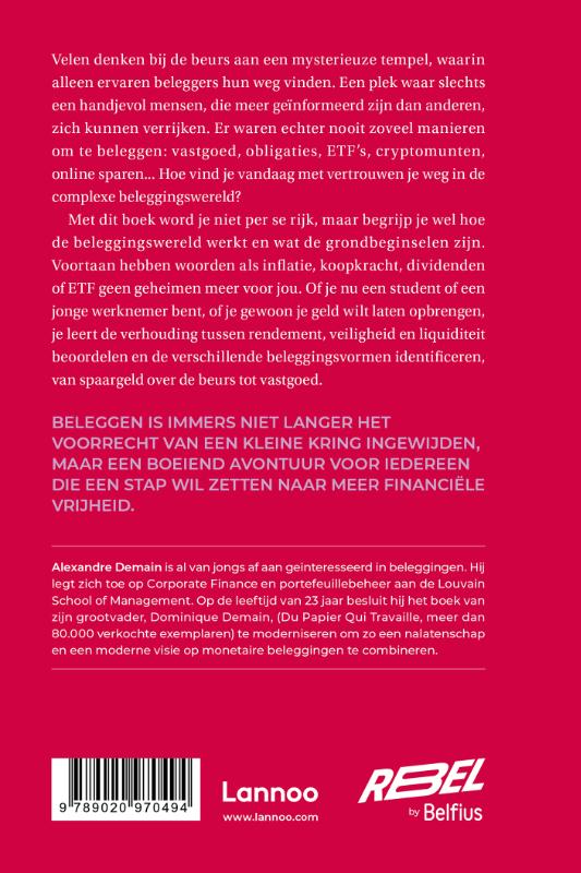 Achterkant van Durf te beleggen!
