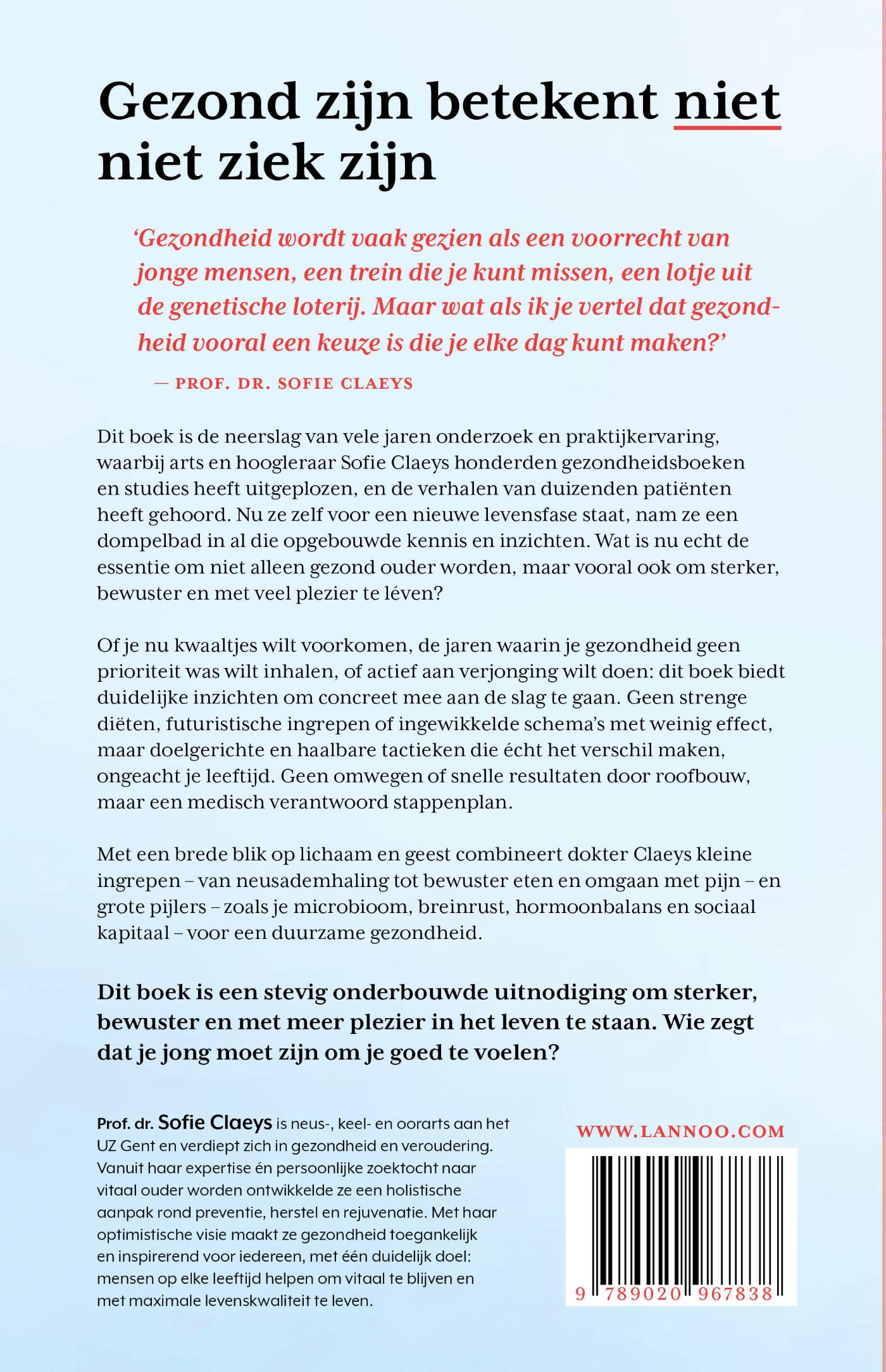 Achterkant van Je hoeft niet jong te zijn om gezond te zijn