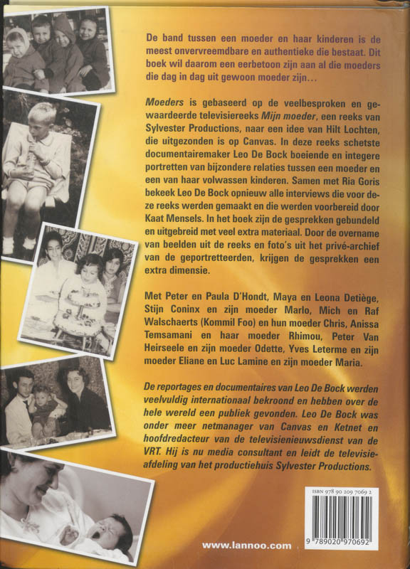 Achterkant van Moeders