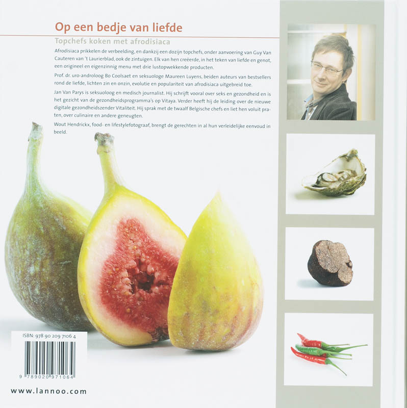 Achterkant van Op een bedje van liefde