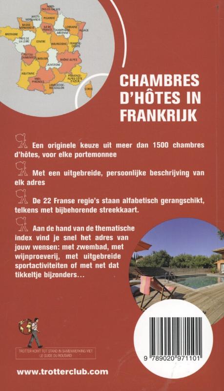 Achterkant van Chambres d'Hotes in Frankrijk