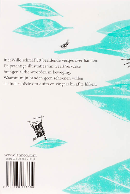 Achterkant van Waarom mijn handen geen schoenen willen