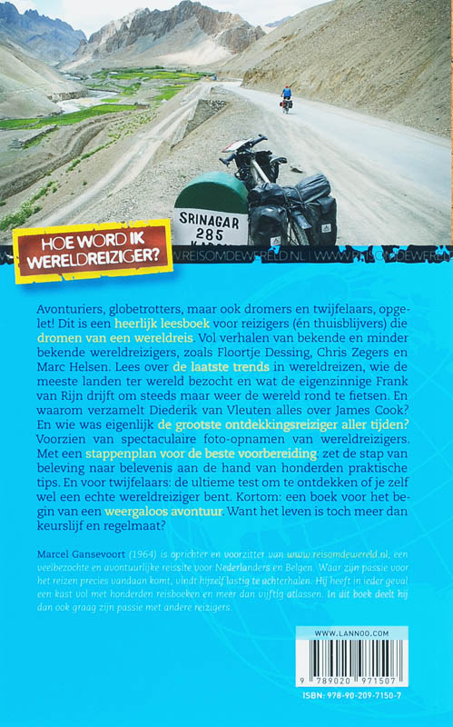 Achterkant van Hoe word ik wereldreiziger