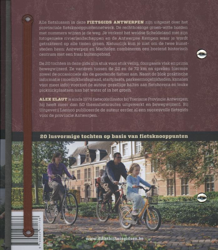 Achterkant van Fietsgids