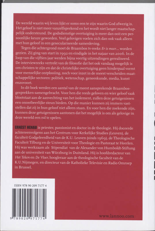 Achterkant van Er is meer