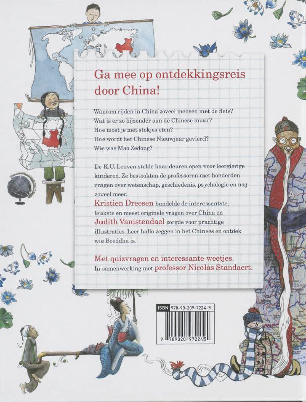 Achterkant van Ik ga naar China en ik neem mee