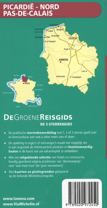 Achterkant van Picardie Nord Pas-de-Calais