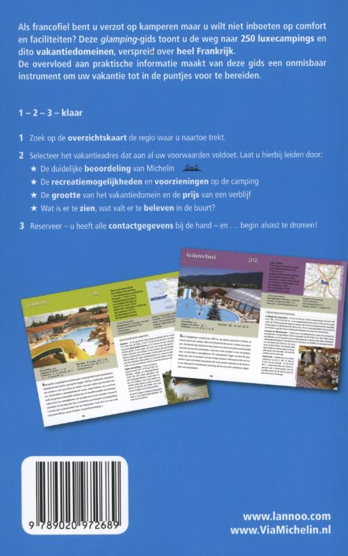 Achterkant van Stijlvol kamperen in Frankrijk