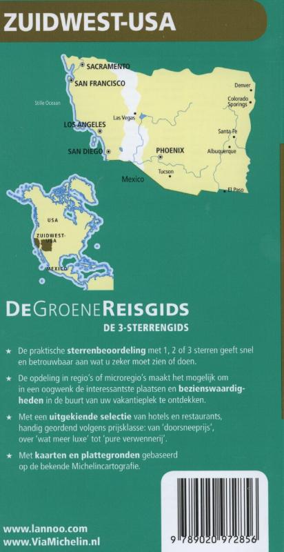 Achterkant van Zuidwest-Amerika