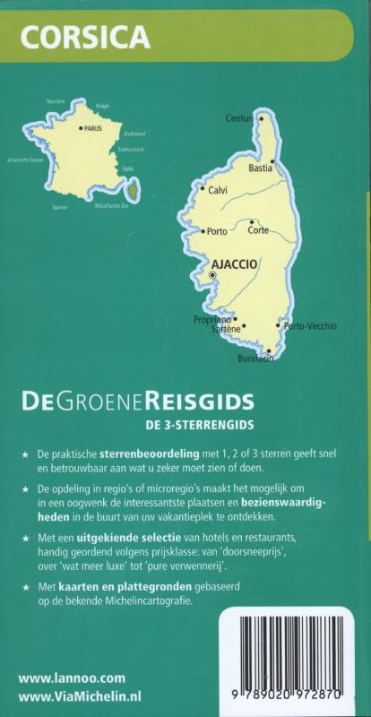 Achterkant van Corsica