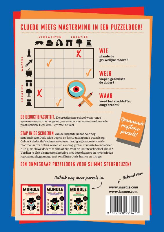 Achterkant van De school der mysteries