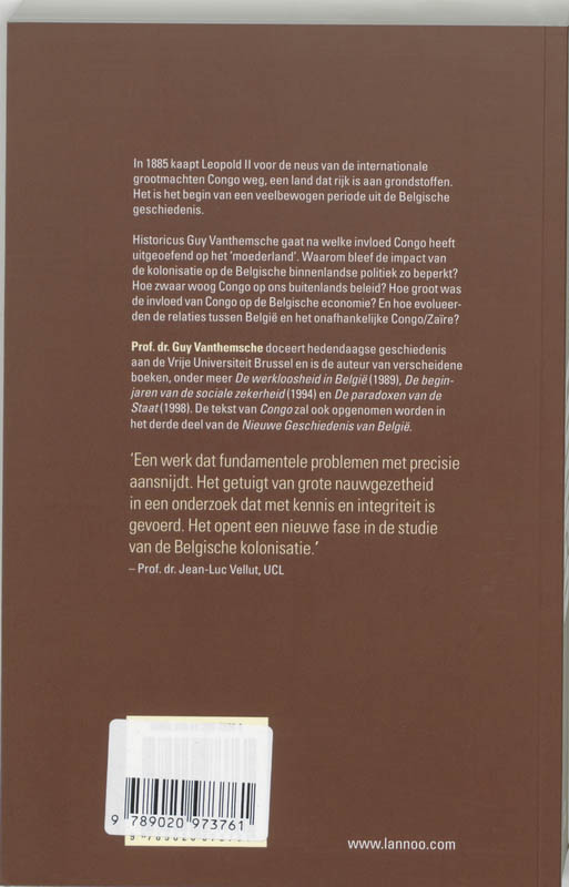 Achterkant van Congo