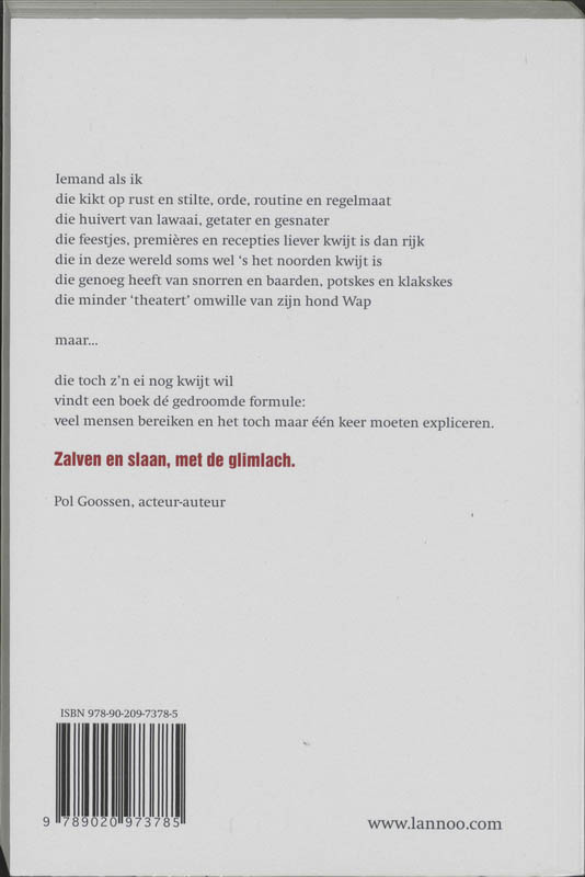 Achterkant van Ongepolijst