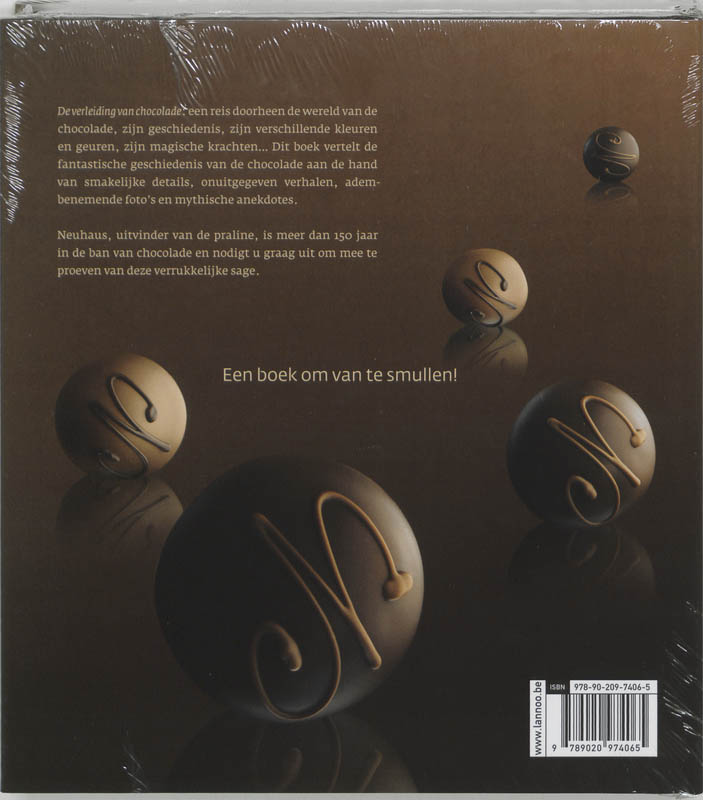 Achterkant van De verleiding van chocolade
