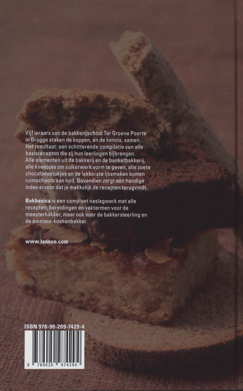Achterkant van Bakbasics