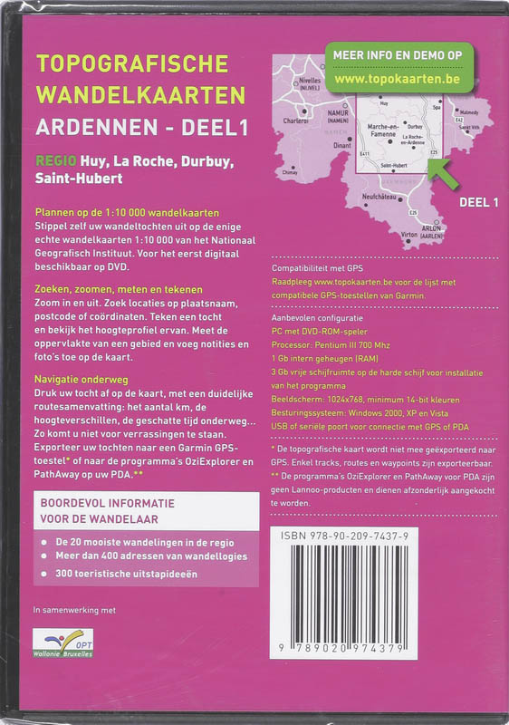 Achterkant van 1 Ardennen