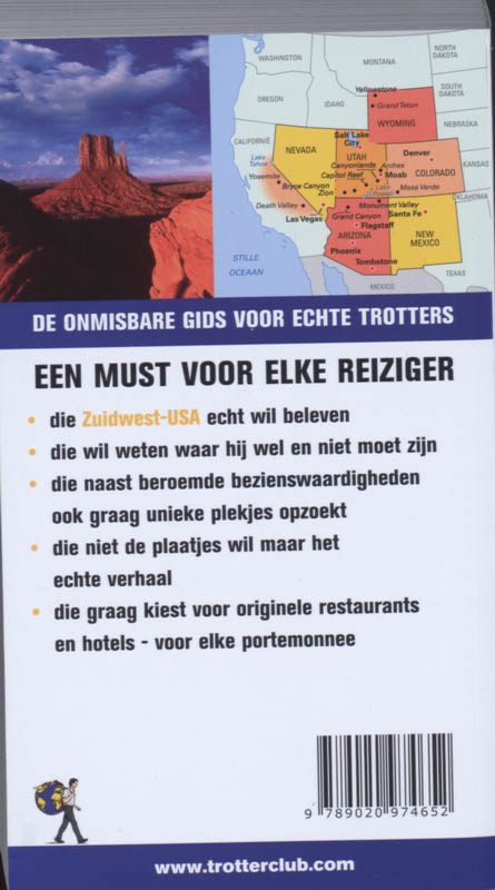 Achterkant van Zuidwest USA