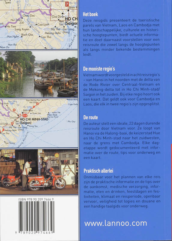 Achterkant van Vietnam - Laos -Cambodja