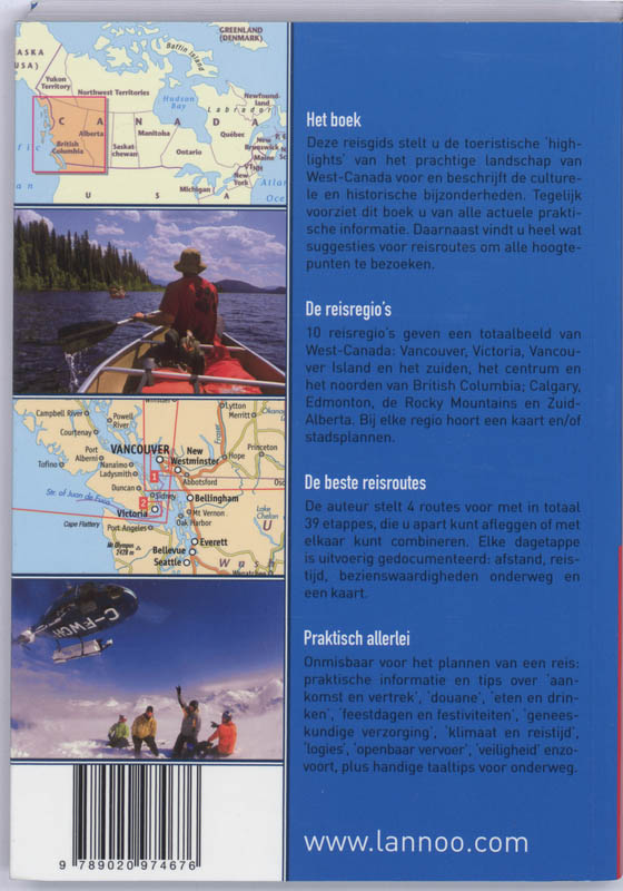 Achterkant van West-Canada
