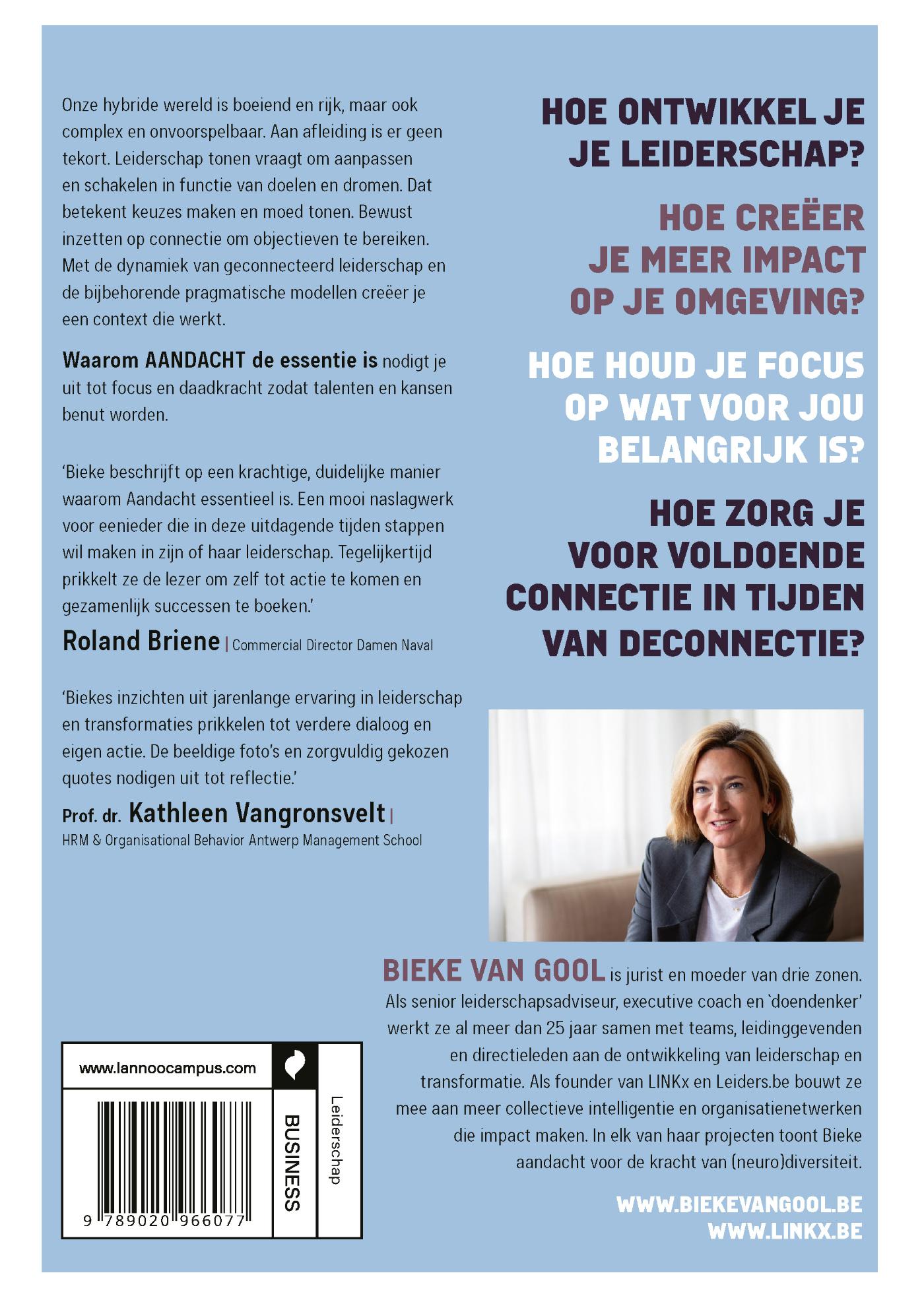 Achterkant van Waarom AANDACHT de essentie is