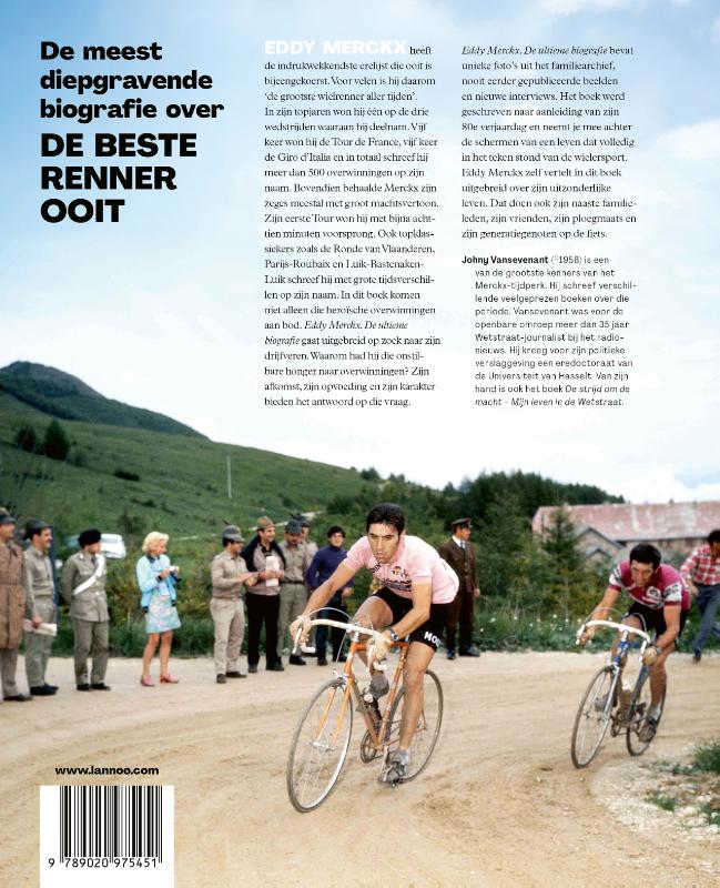 Achterkant van Eddy Merckx. De ultieme biografie