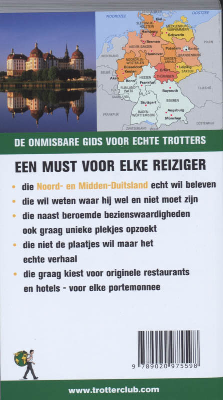 Achterkant van Noord-en Midden - Duitsland