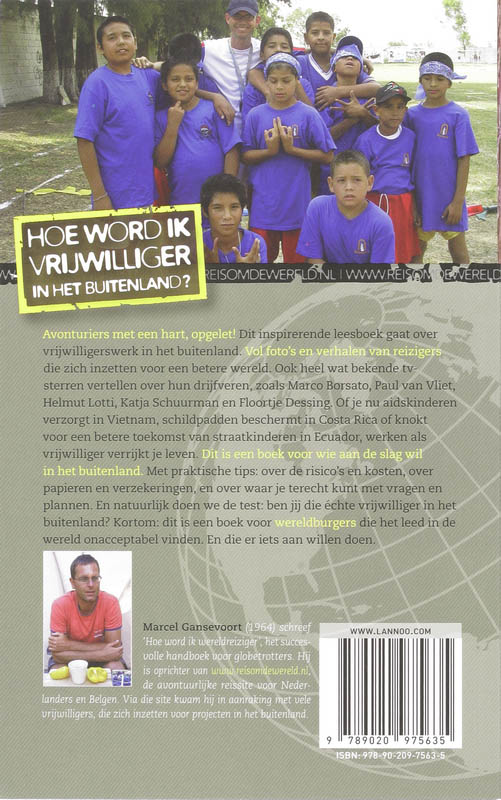 Achterkant van Hoe word ik vrijwilliger in het buitenland?