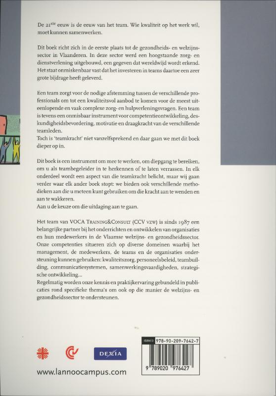 Achterkant van Kracht van een team