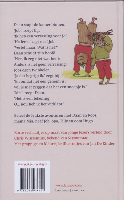 Achterkant van Daan en Roos