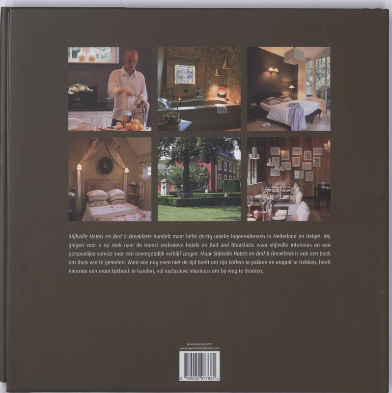 Achterkant van Stijlvolle hotels en Bed & Breakfasts