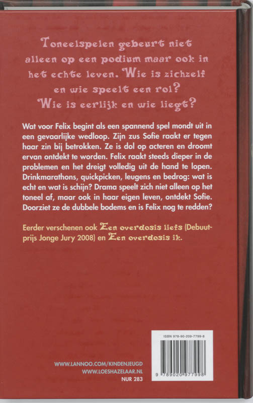 Achterkant van Een overdosis drama