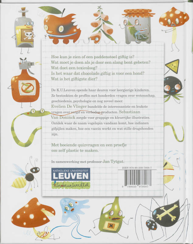 Achterkant van Vergif en verboden producten