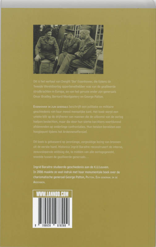 Achterkant van Eisenhower en de generaals