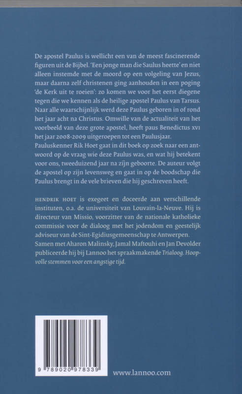 Achterkant van De weg van Paulus
