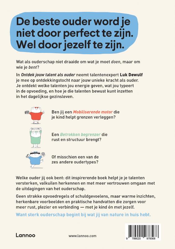 Achterkant van Ontdek jouw talent als ouder