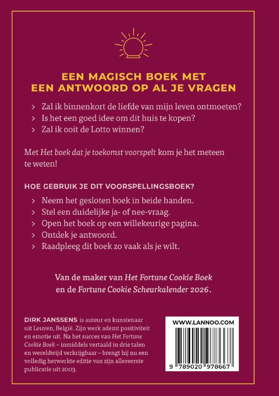 Achterkant van Het boek dat je toekomst voorspelt