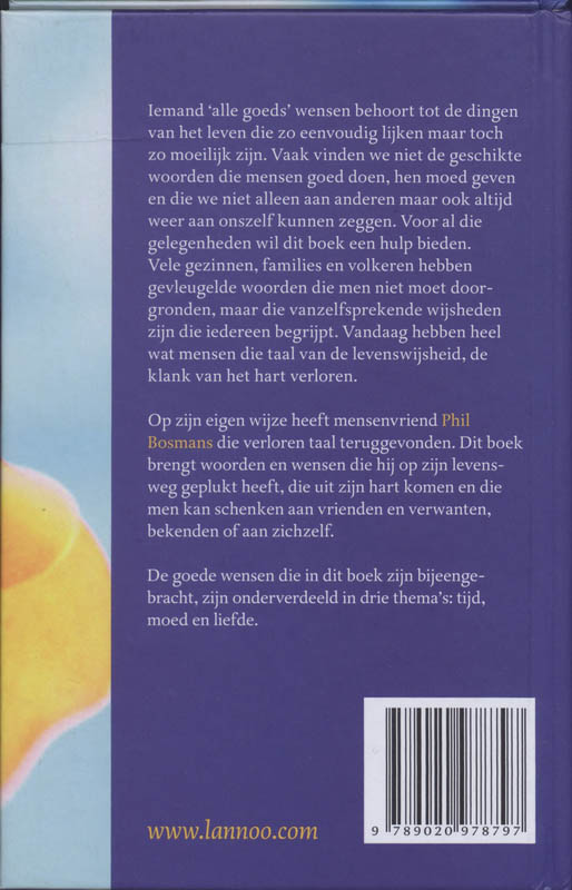 Achterkant van Beste wensen