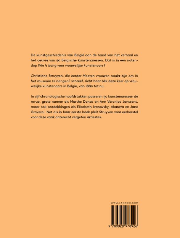 Achterkant van Wie is bang voor vrouwelijke kunstenaars?