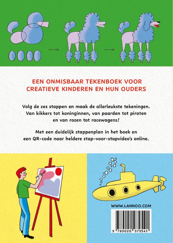Achterkant van Ik leer tekenen