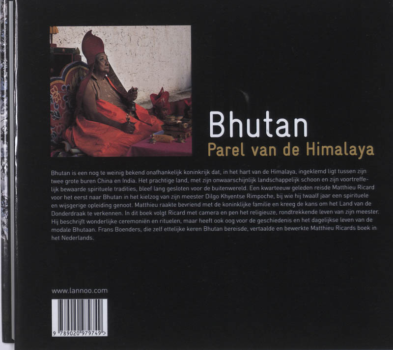 Achterkant van Bhutan