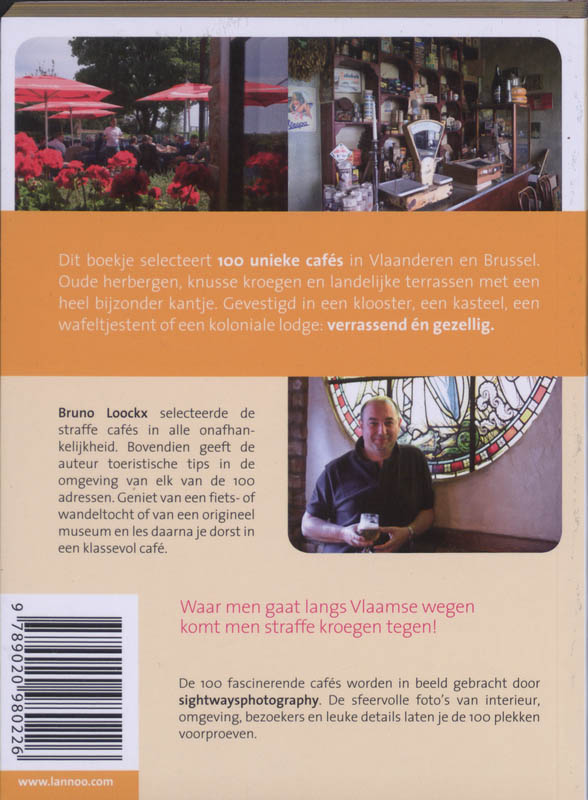 Achterkant van 100 x straffe cafés in Vlaanderen