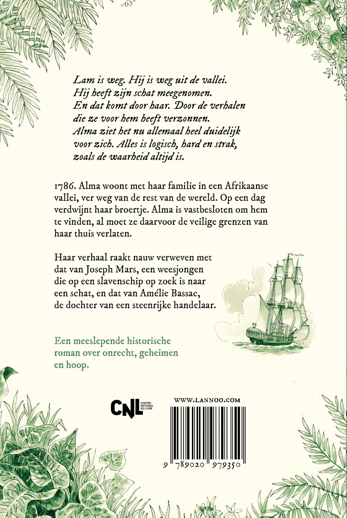 Achterkant van Alma - De storm steekt op