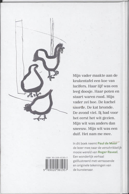 Achterkant van De schilder, de duif en de dingen