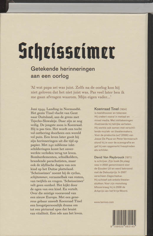 Achterkant van Scheisseimer