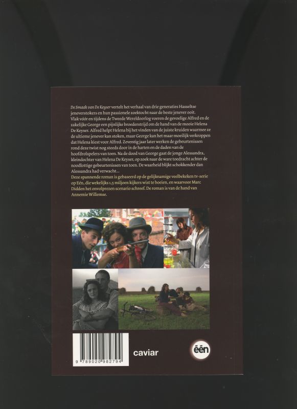 Achterkant van De Smaak van de Keyser
