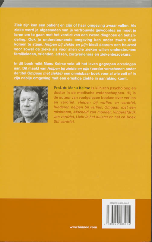 Achterkant van Helpen bij ziekte en pijn
